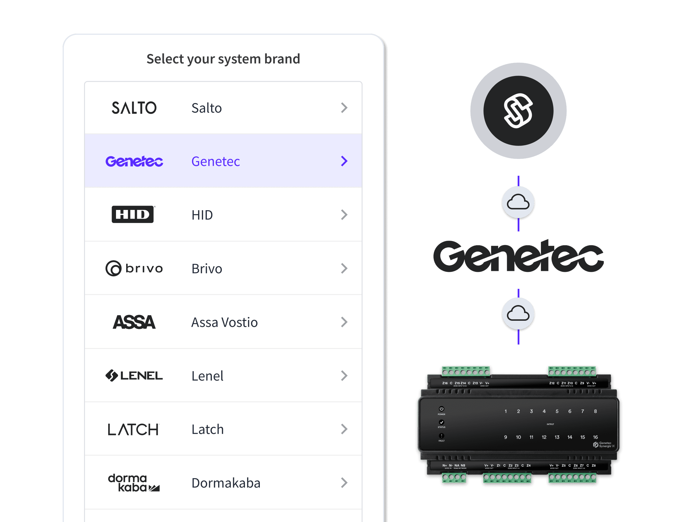 Connect system via Seam Connect Webview