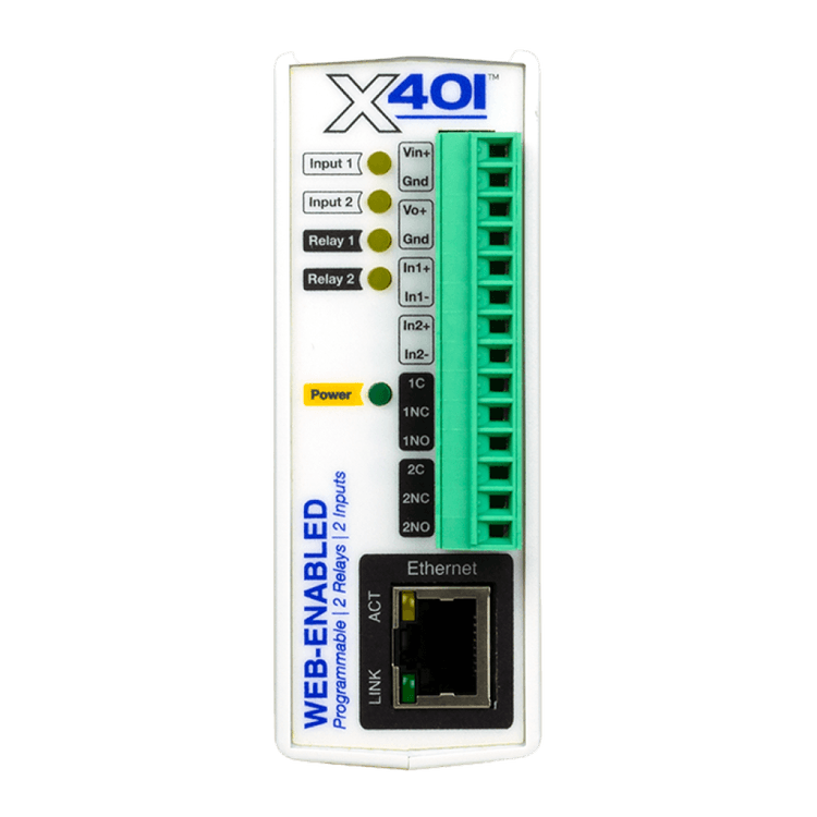 Square format logo of X-401 logo
