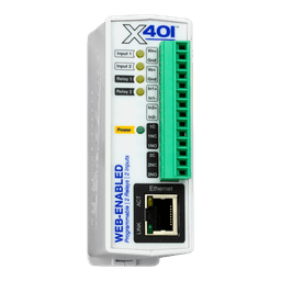 Square format logo of X-401