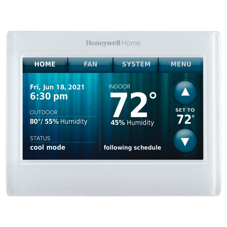 Square format logo of WiFi 9000 Color Touchscreen Thermostat logo
