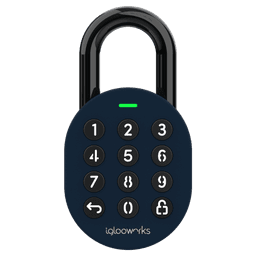 Square format logo of Padlock E
