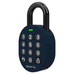 Square format logo of Padlock E