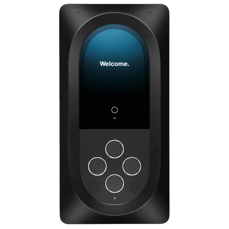 Square format logo of Intercom logo