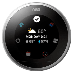 Square format logo of Learning Thermostat Third Generation