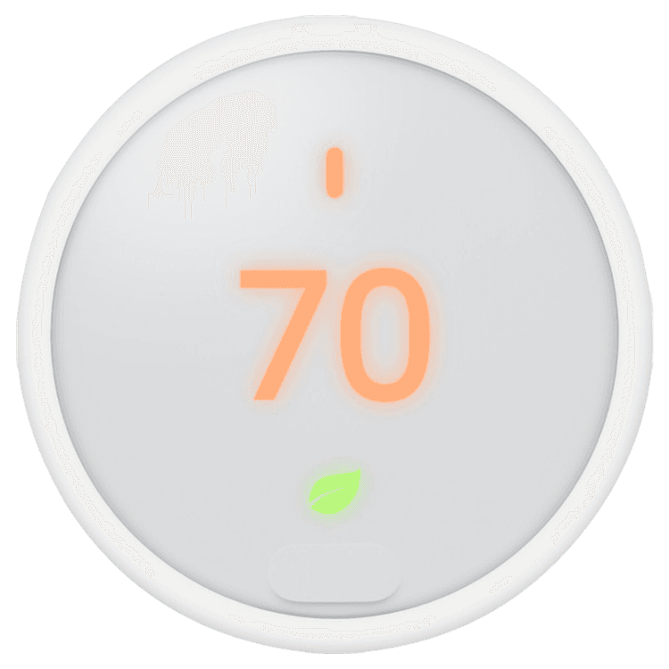 Square format logo of Thermostat E logo