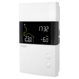 Square format logo of Smart thermostat for electric floor heating