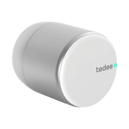 Square format logo of Tedee GO silver