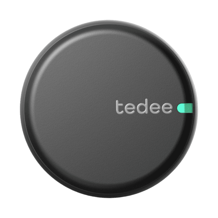 Square format logo of Tedee PRO black logo