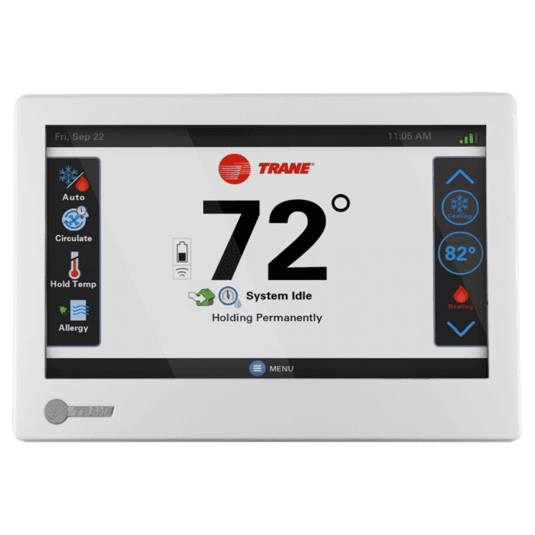 Square format logo of LINK UX360 Thermostat logo