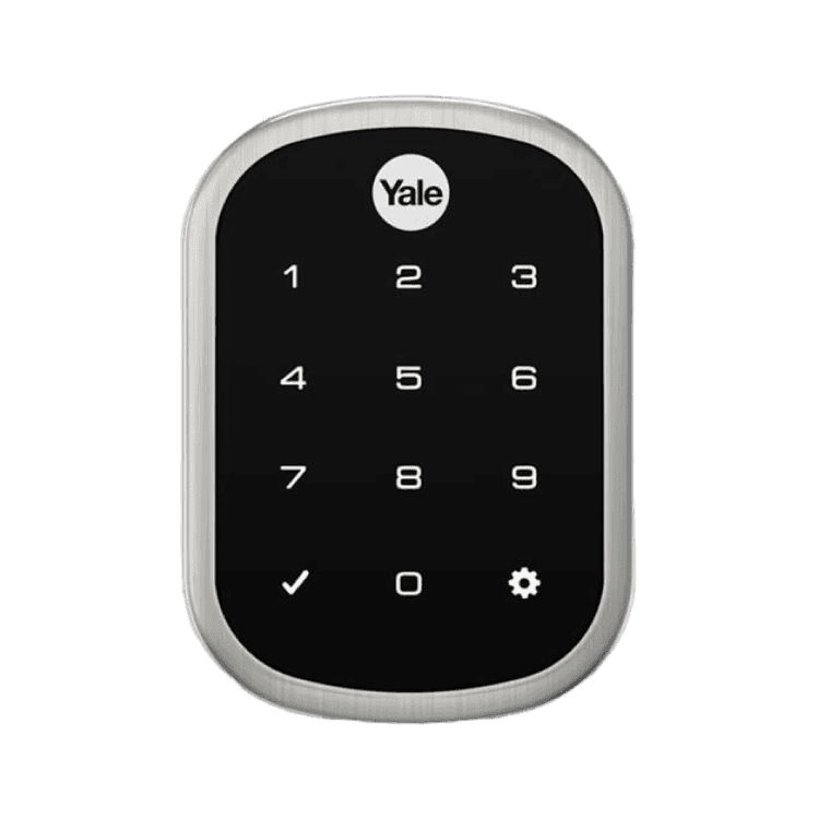 Square format logo of Assure Lock SL with Z-Wave Plus logo