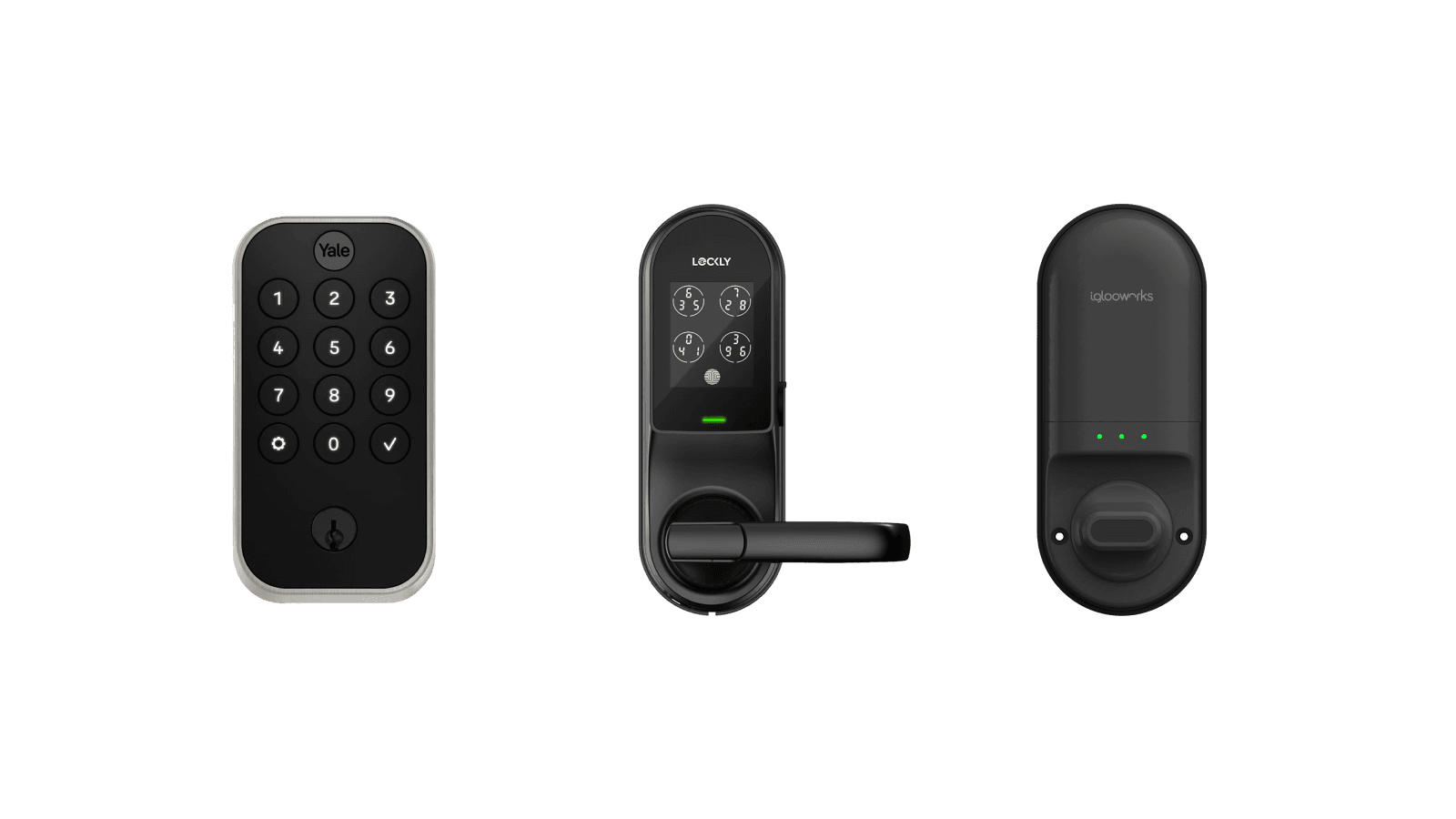 Image of various smart locks