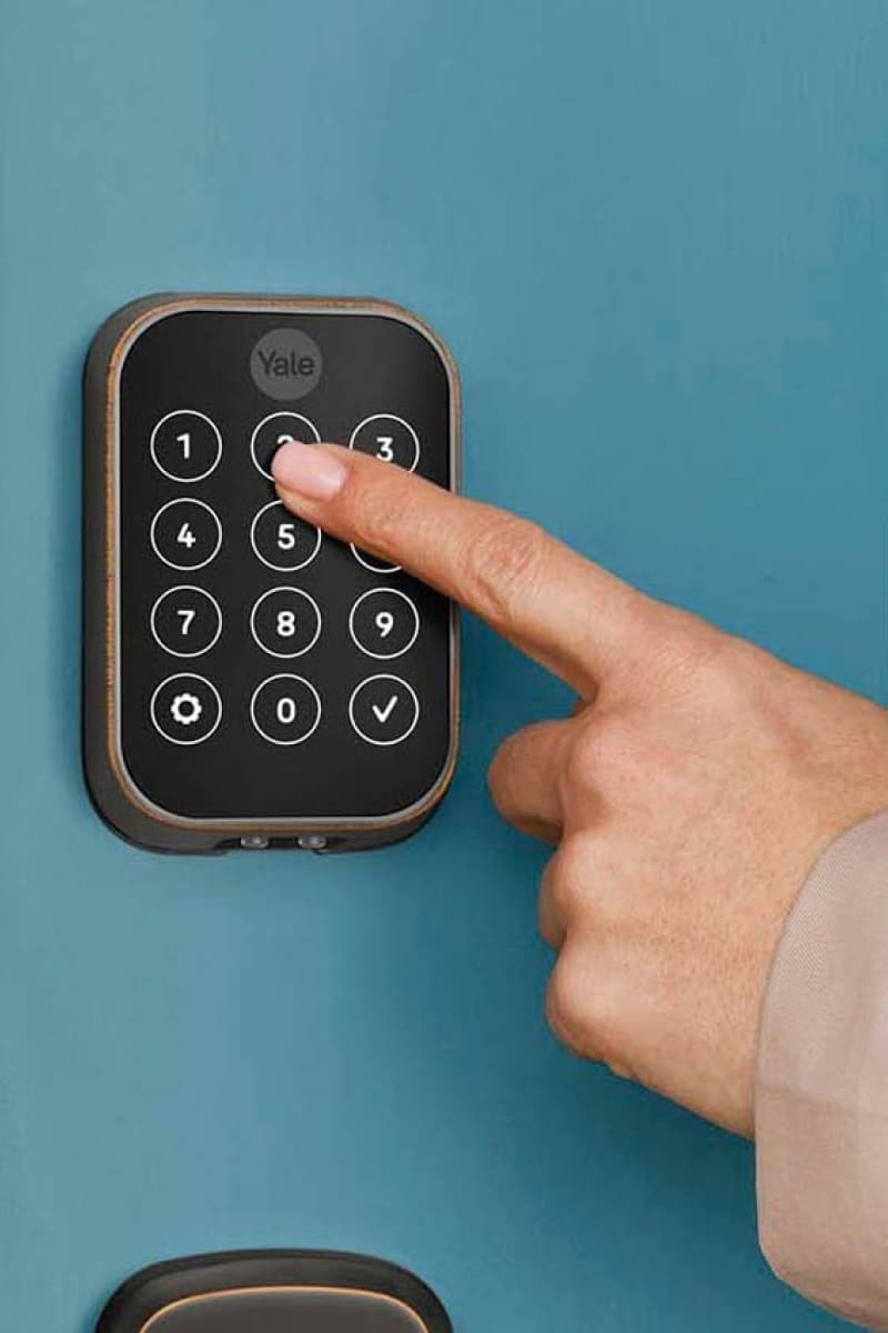 Yale smart lock keypad
