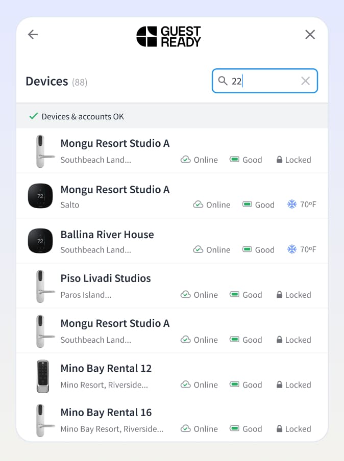 Photo of a computer showing how Seam helps you unify smart device management