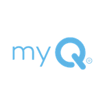 Square format logo of MyQ logo