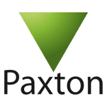 Square format logo of Paxton logo
