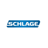 Square format logo of Schlage logo