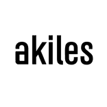 Square format logo of akiles logo