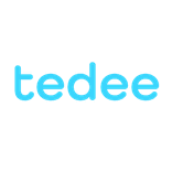Square format logo of Tedee logo