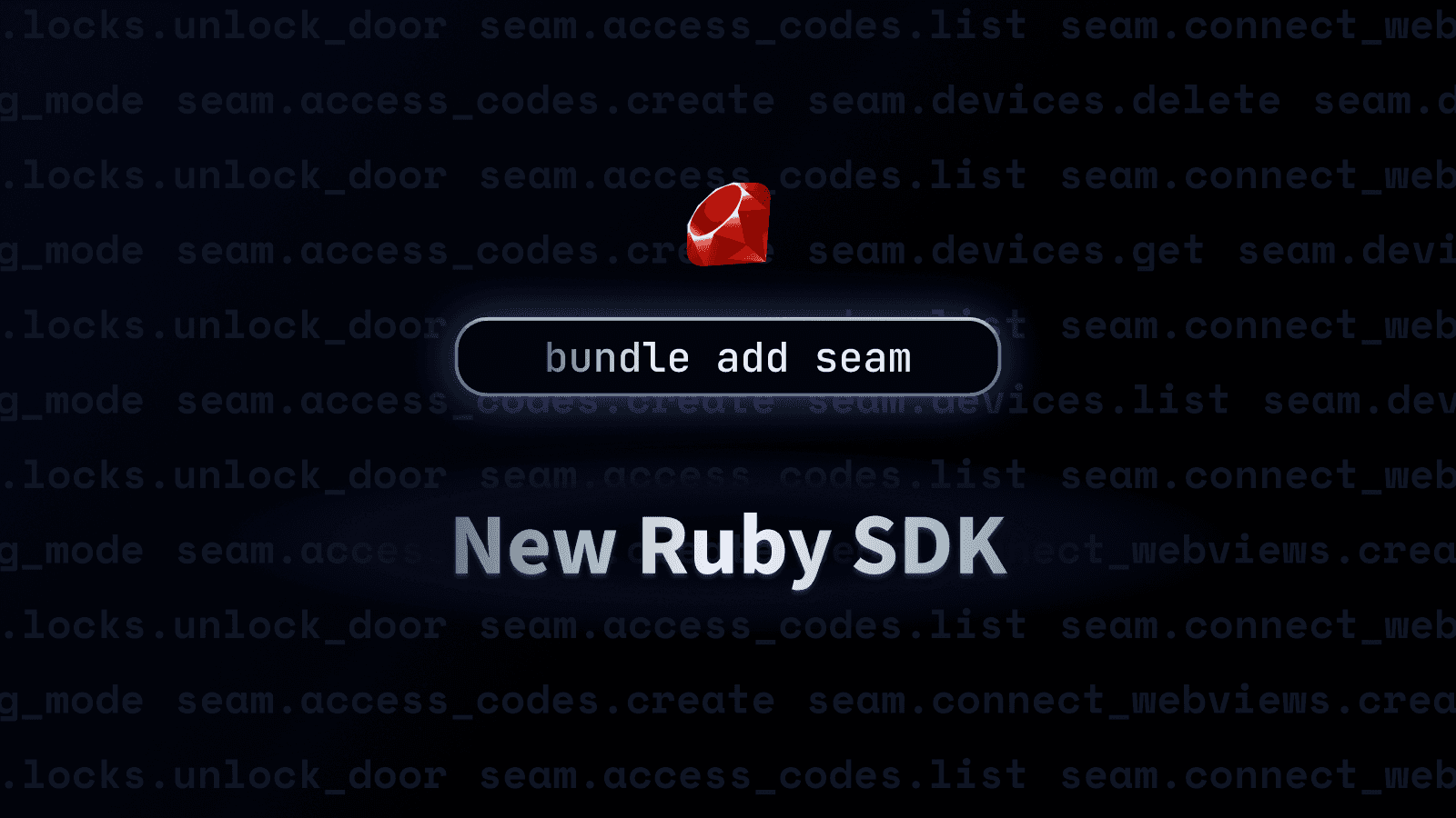 Changelog image for New Ruby SDK