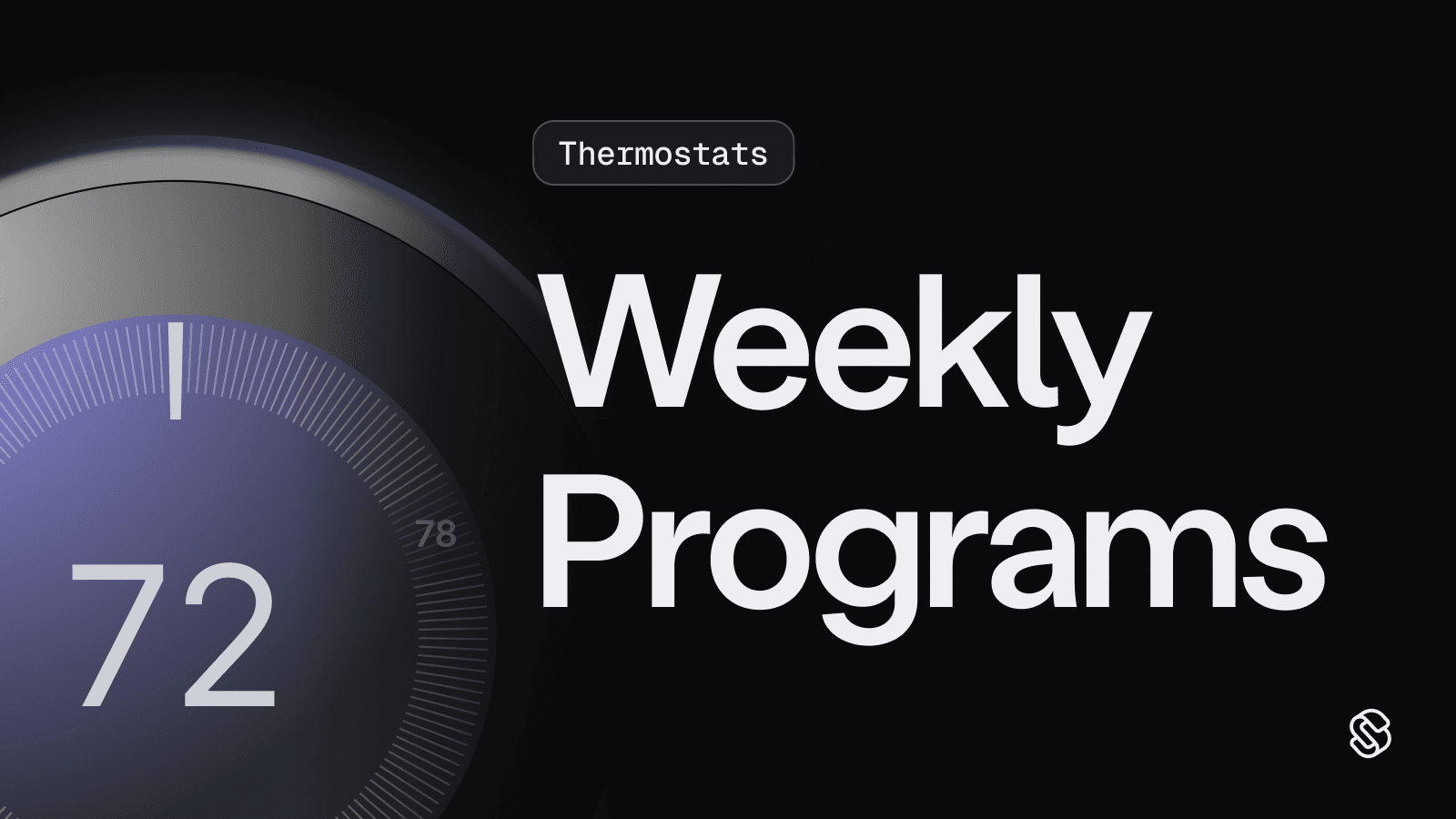 Changelog image for Introducing Thermostat Weekly Programs