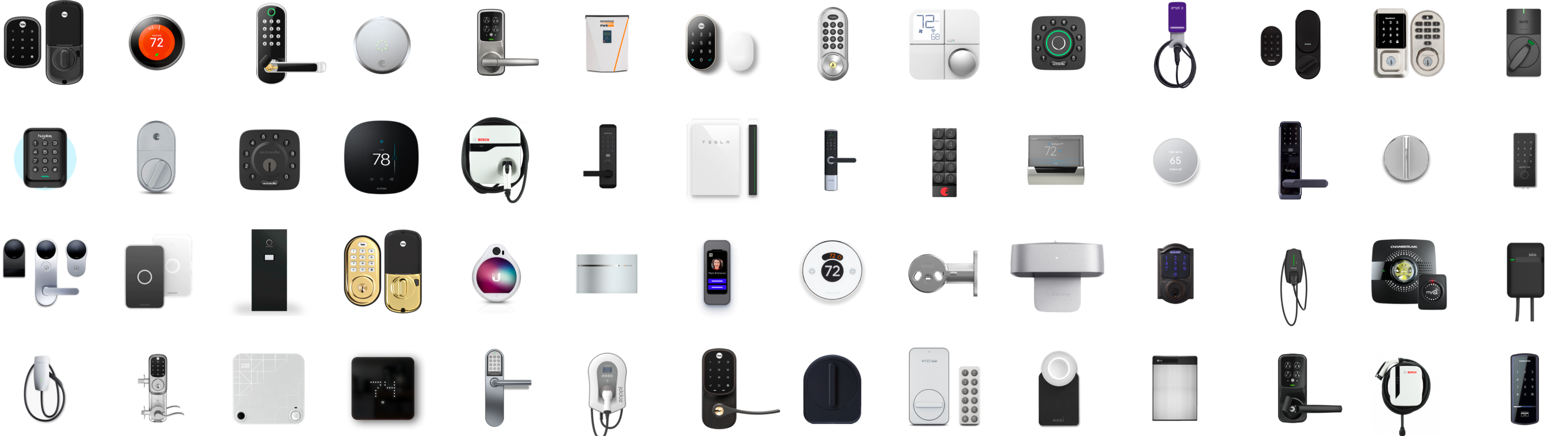 an image of dozens of different devices, highlighting the fragmentation of IoT