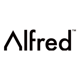 Square format logo of Alfred logo