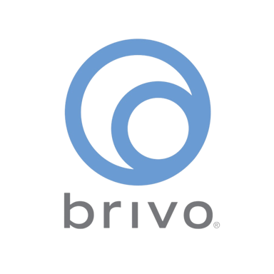 Square format logo of Brivo logo