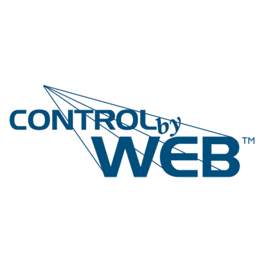 Square format logo of ControlByWeb logo