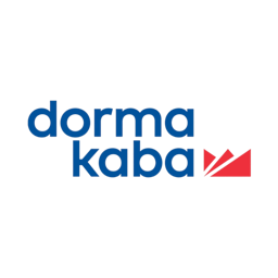Square format logo of Dormakaba logo