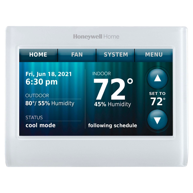 Square format logo of WiFi 9000 Color Touchscreen Thermostat logo