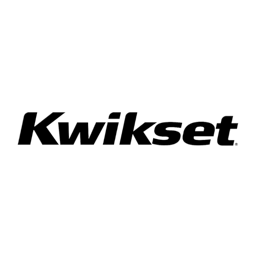 Square format logo of Kwikset logo