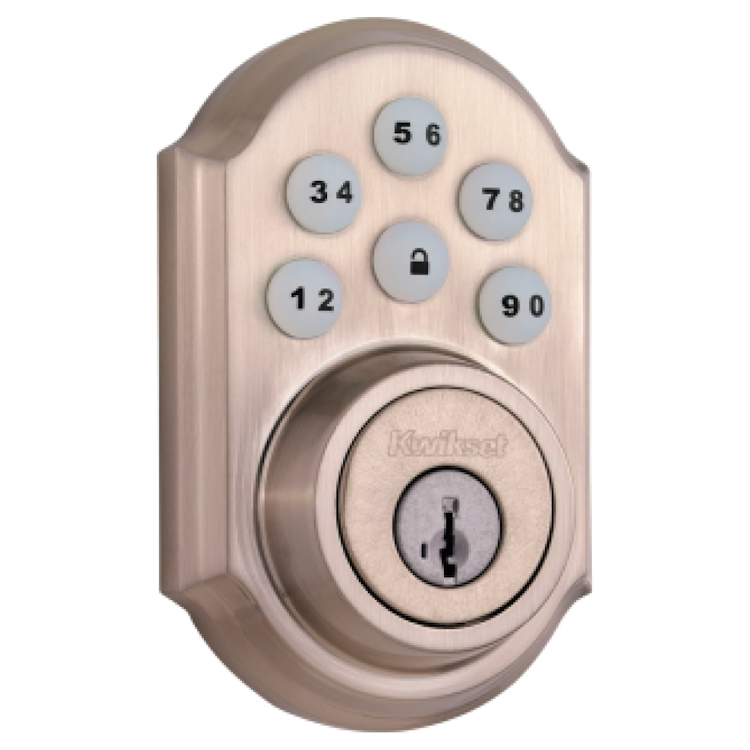 Square format logo of 910 SmartCode Traditional Electronic Deadbolt with Z-Wave Technology logo