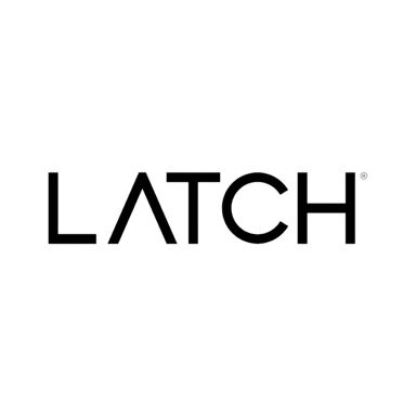 Square format logo of Latch logo