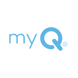 Square format logo of MyQ logo