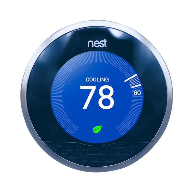 Square format logo of Learning Thermostat First Generation logo