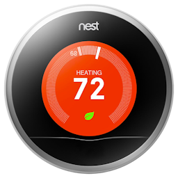 Square format logo of Learning Thermostat Second Generation