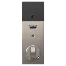 Square format logo of Connect Smart Deadbolt with alarm with Century trim, Z-wave enabled paired with Accent Lever with Century trim