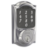 Front image of device Sense Smart Deadbolt with Camelot trim manufactured by Schlage