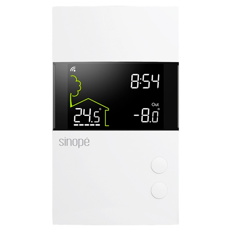 Square format logo of Smart Wi-Fi low voltage heating thermostat logo