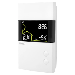 Square format logo of Smart Wi-Fi low voltage heating thermostat