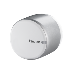 Square format logo of Tedee GO silver