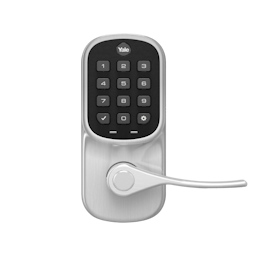 Front image of device Assure Lever Keypad with Wi-Fi and Bluetooth manufactured by Yale