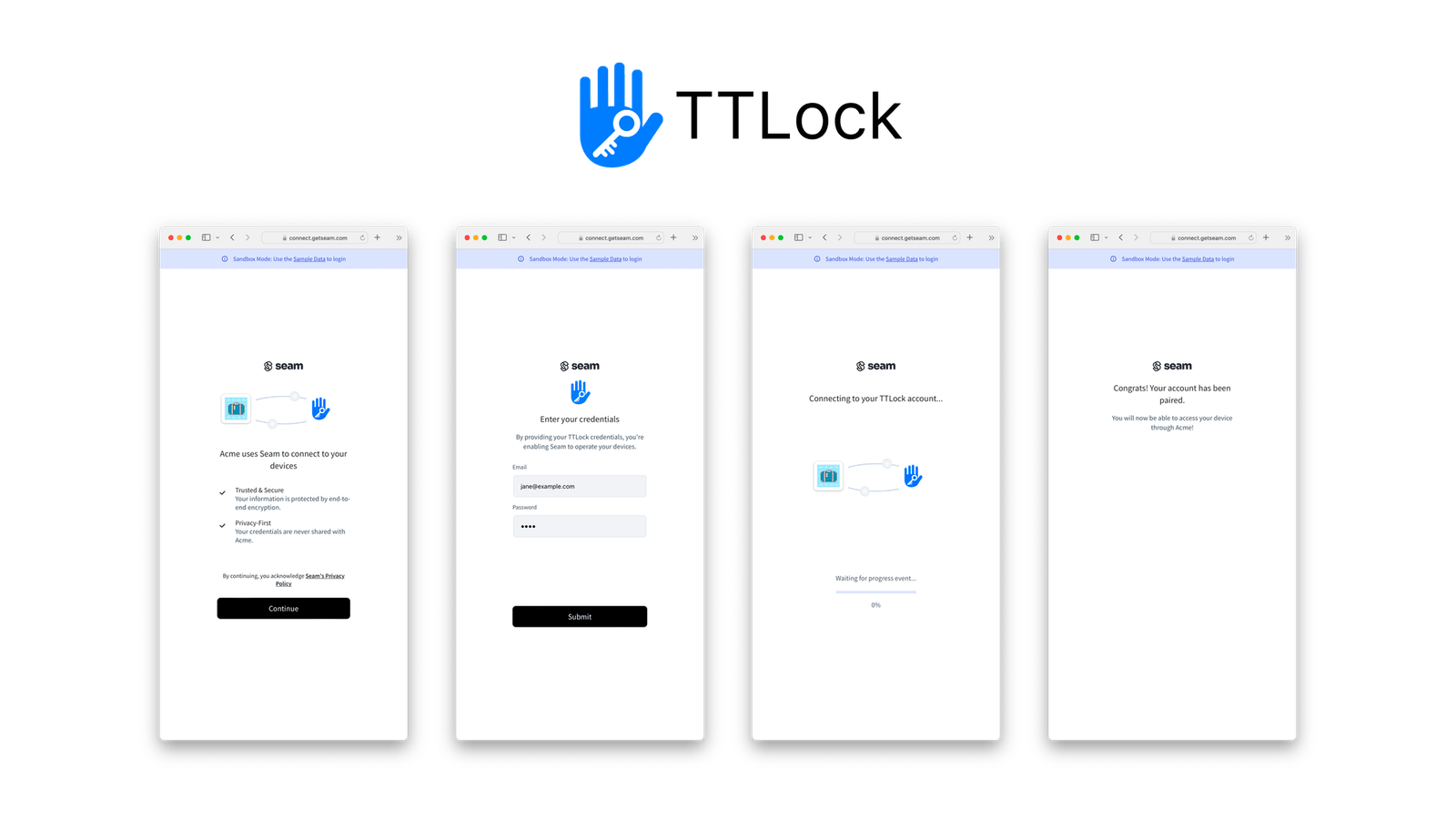 TTLock Authflow