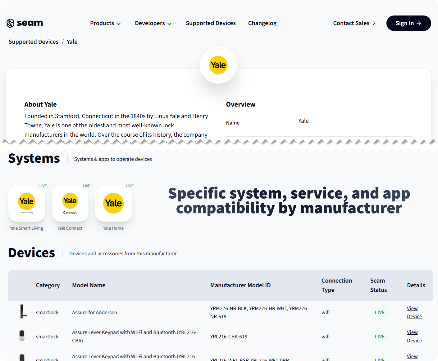 System, service, and app compatibility by manufacturer on our Supported Devices & Systems page
