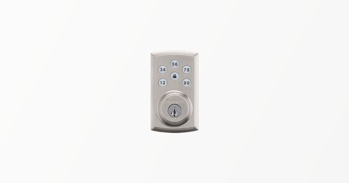 Kwikset 888 SmartCode Electronic Deadbolt with ZWave Technology Seam