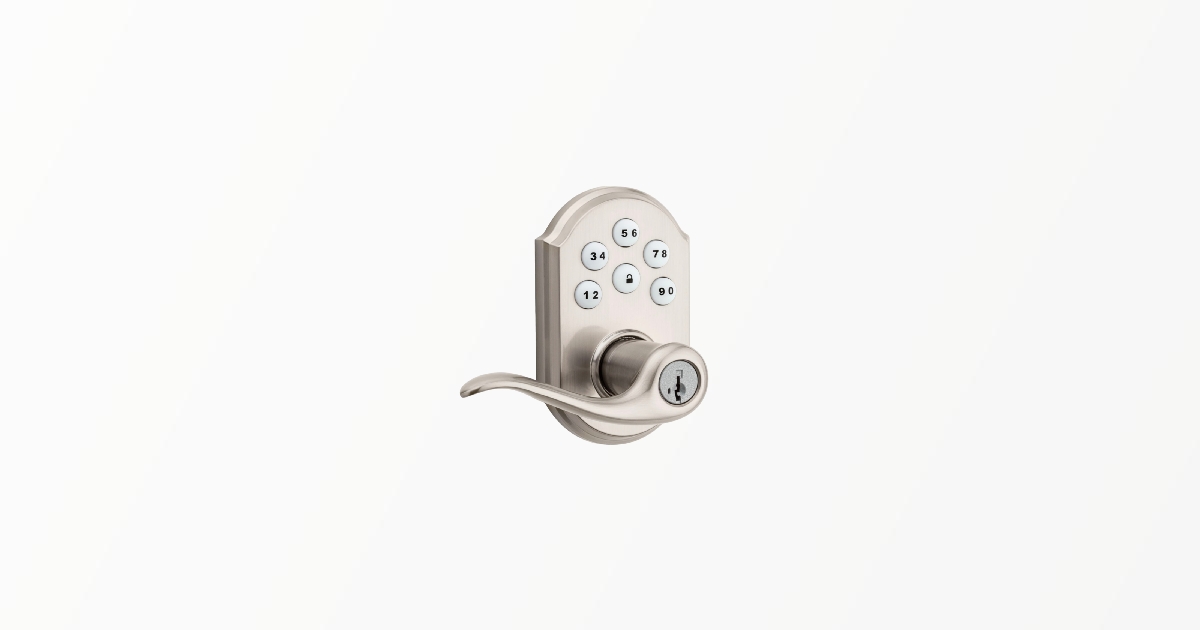 Kwikset 912 SmartCode Electronic Tustin Lever with ZWave Technology